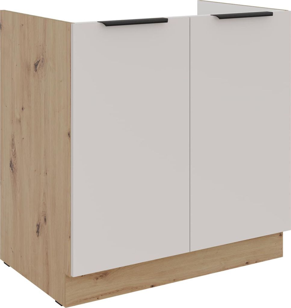 Spülenunterschrank Solea Cashmere 80 ZL 2F BB