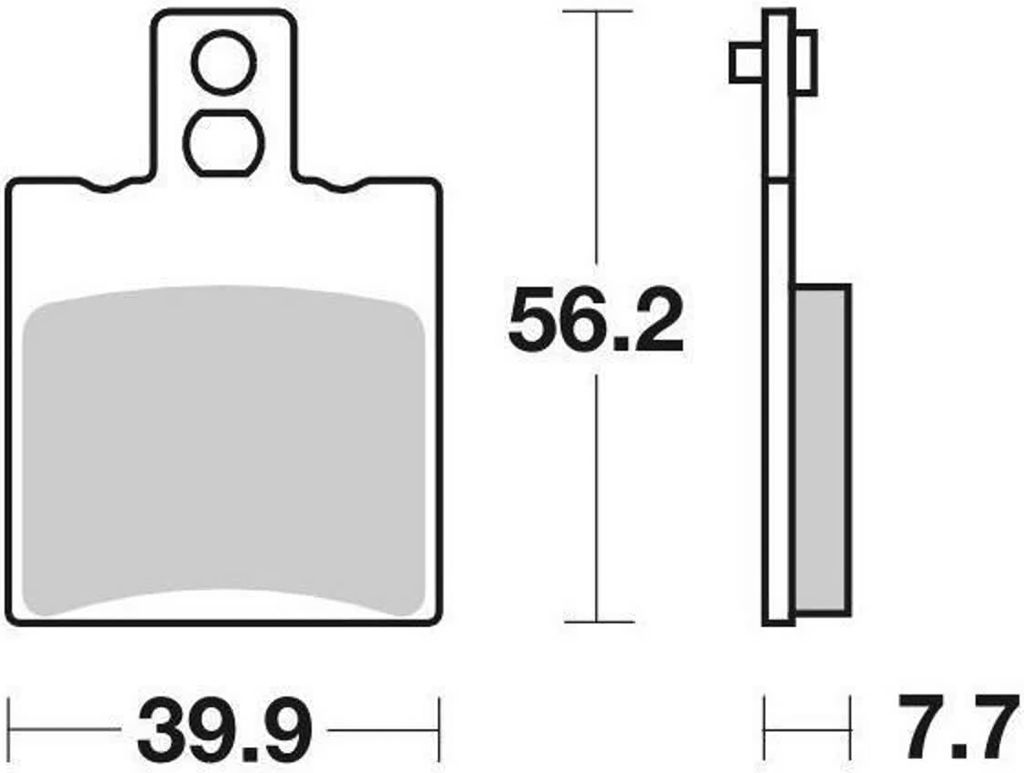 sbs Bremsbeläge Satz 149HF