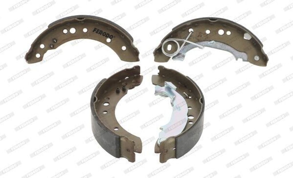FERODO Bremsbackensatz Trommelbremse Hinten passend für PEUGEOT 1007 (KM) 203mm FSB626