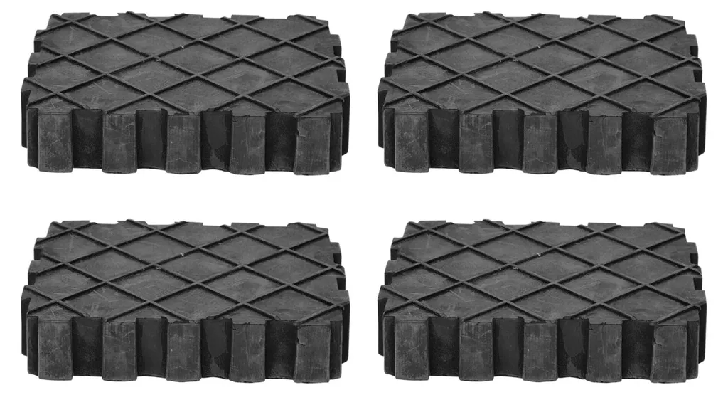 Support en caoutchouc robuste KS-TOOLS universel pour kit de 4 pièces