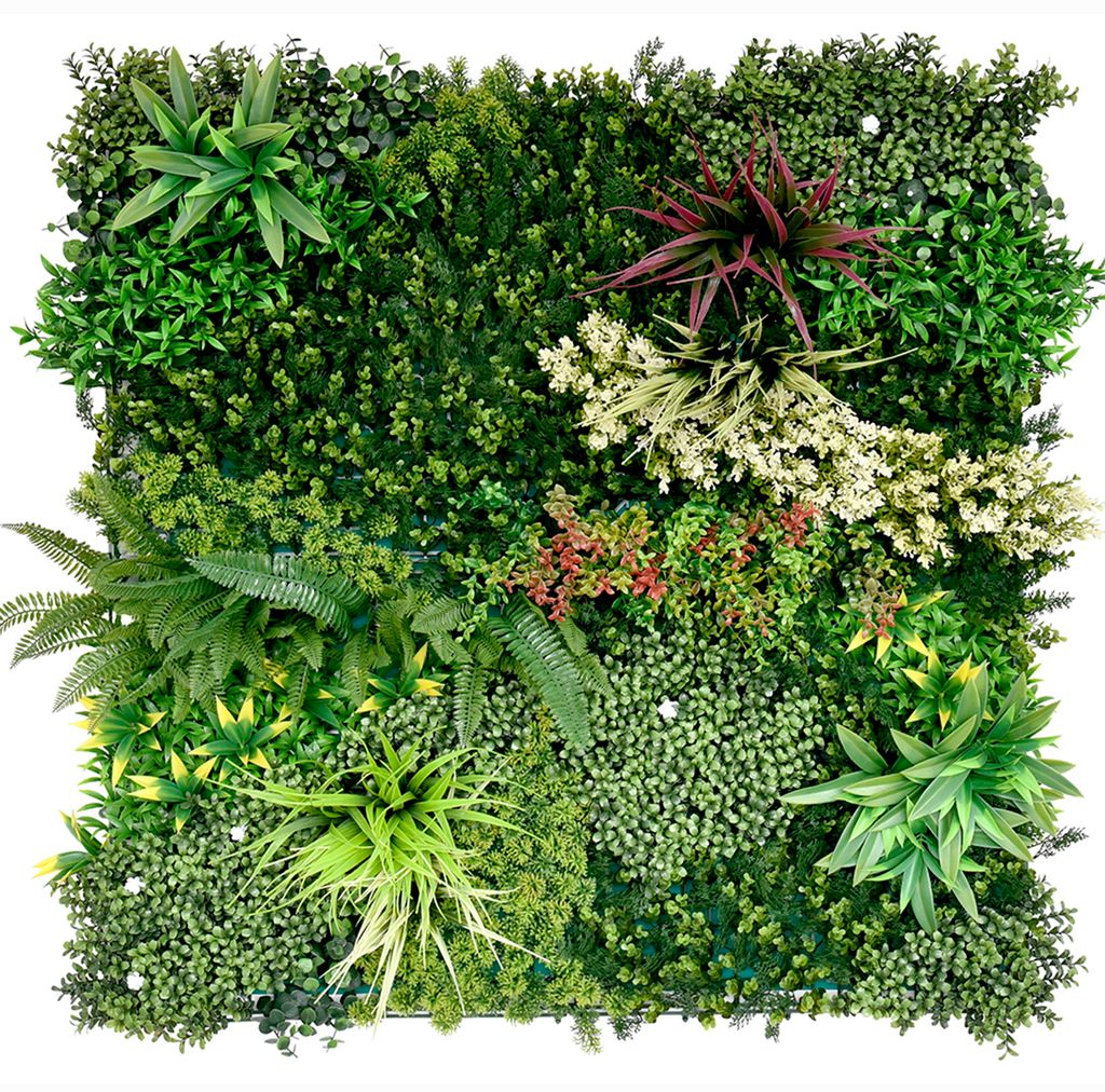 Primaflor Kunstpflanzen Wand JADE A 100x100cm Blumenwand Produktbild 