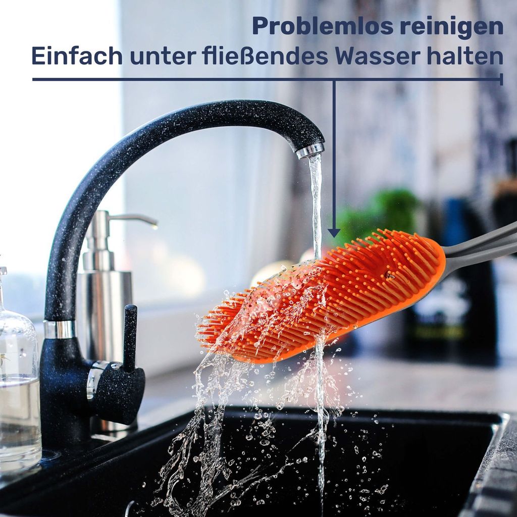 Kehrset Gummi Handfeger + Kehrschaufel - Kehrgarnitur Produktbild 5