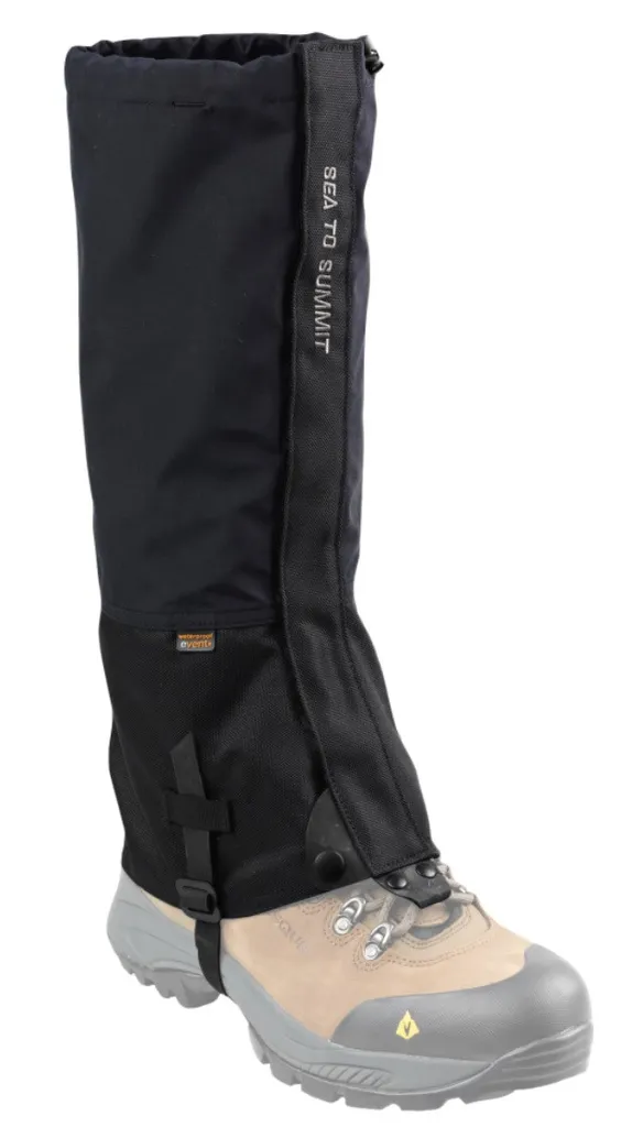 Guêtres Alpine imperméables Sea to Summit S en tissu eVent robuste