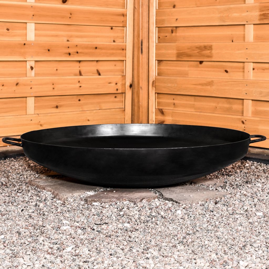 Garten Kumpel Klöpperboden mit Griffen Ø 79 cm Madrid Feuerschale Pflanzschale 41002