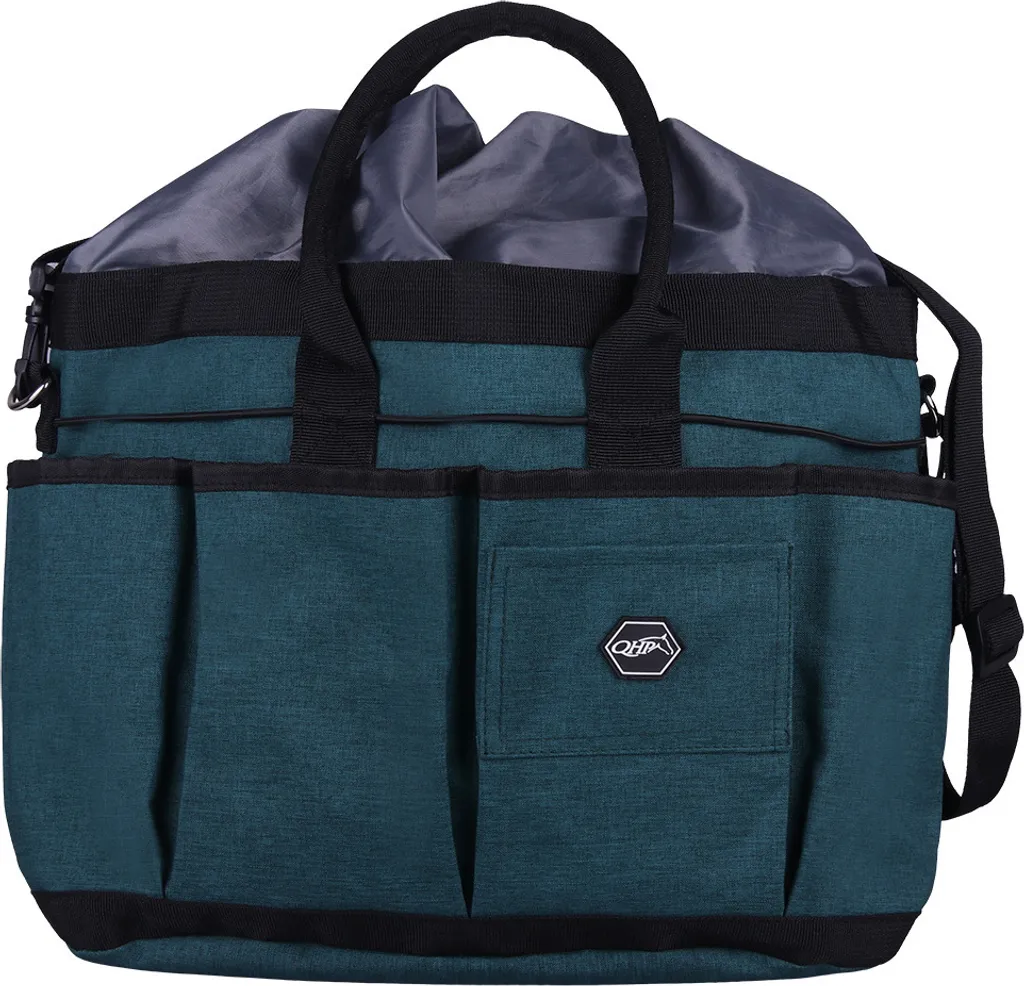 Sac de pansage équestre QHP grand format pour brosses de cheval