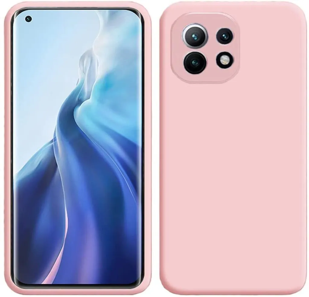 Cover Xiaomi Mi 11 Rosa in Gomma Liquida | Protezione Slim Soft-Touch