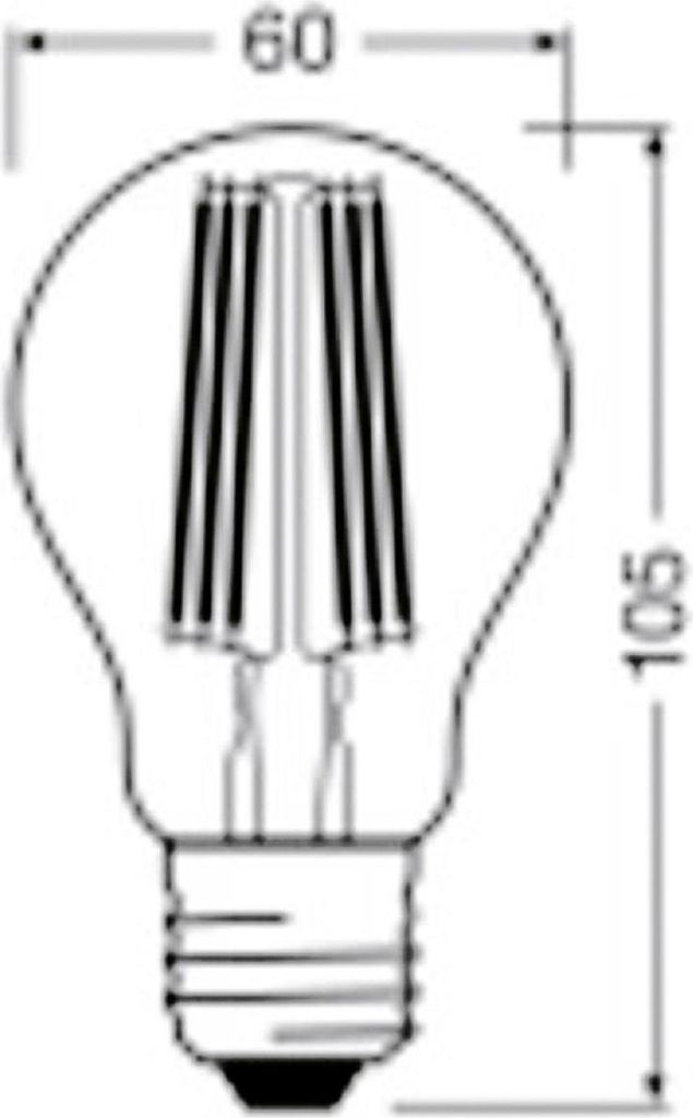 OSRAM LED Filamento Birne ULTRA EFF. E27 7,2W 1.521lm Immagine del prodotto 