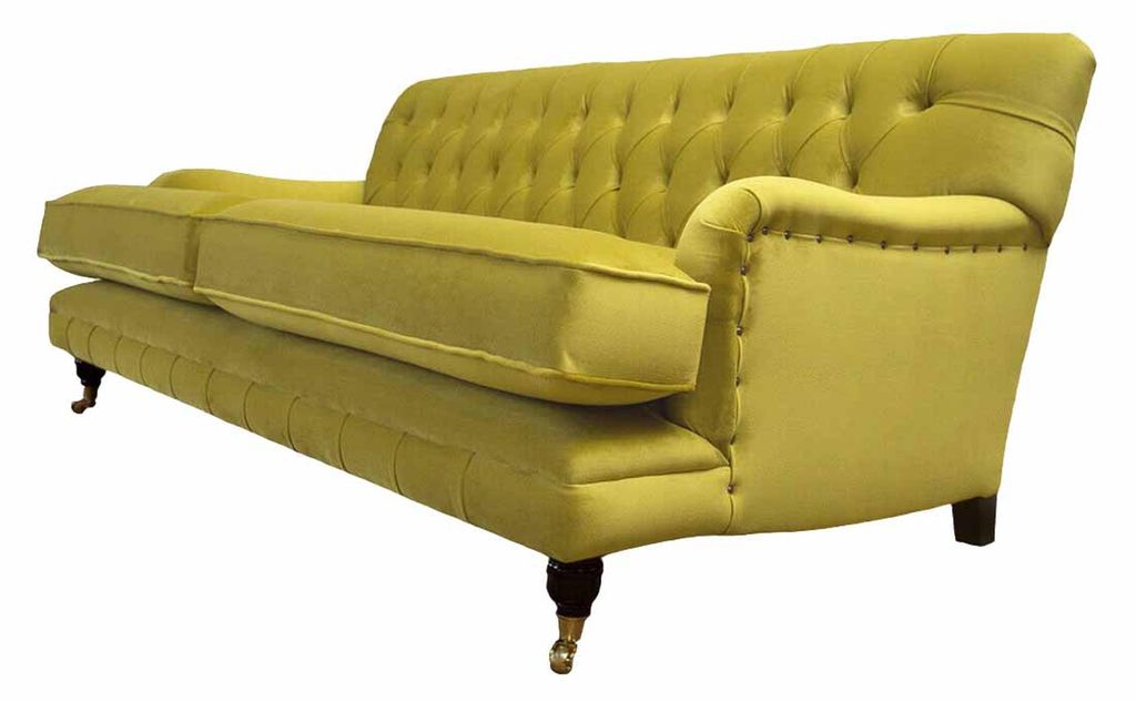 Sofa 3 Sitzer Stoff Dreisitzer Sofas Luxus Wohnzimmer Couch Textil Neu