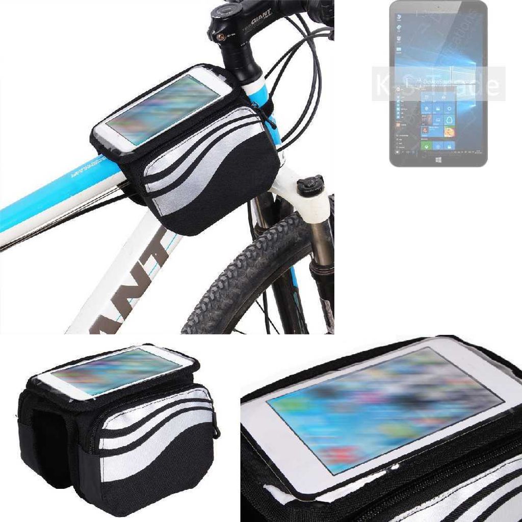 K-S-Trade Rahmentasche Fahrrad-Halterung kompatibel mit Blackview Rahmenhalterung Fahrrad Handyhalterung Fahrradtasche Handy Smartphone Halterung