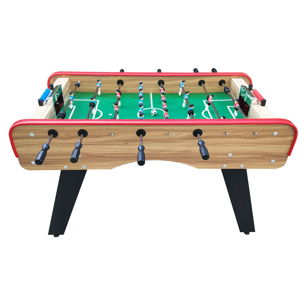 Baby-foot classique type café bistrot en bois avec joueurs en aluminium - 2