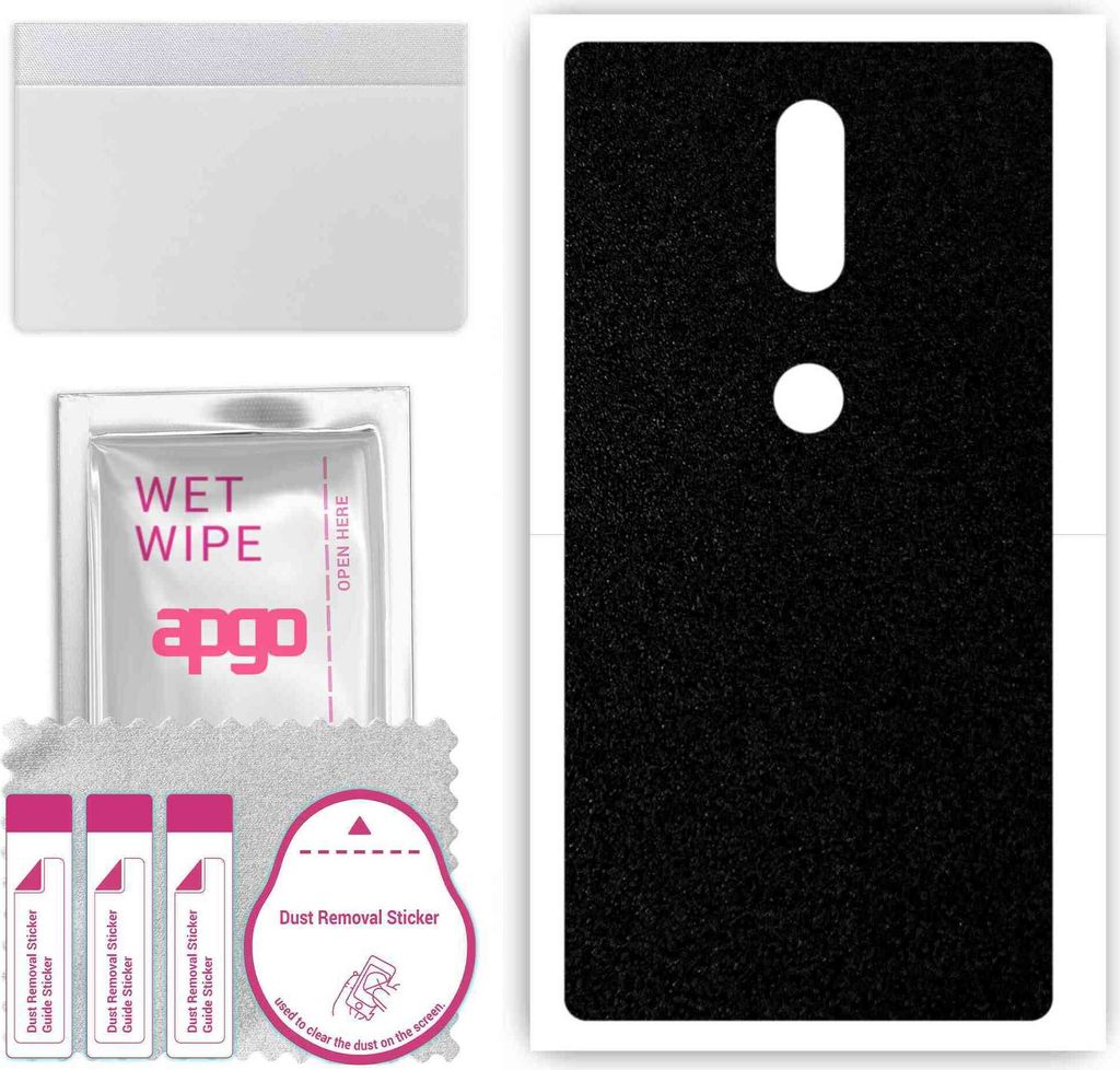 apgo Rückseite Schutzfolie, Skin, kompatibel mit Lenovo Phab2 Plus, Hinten Displayschutzfolie aus Vinylfolie, kratzfest, einfache Montage - Mattsc...
