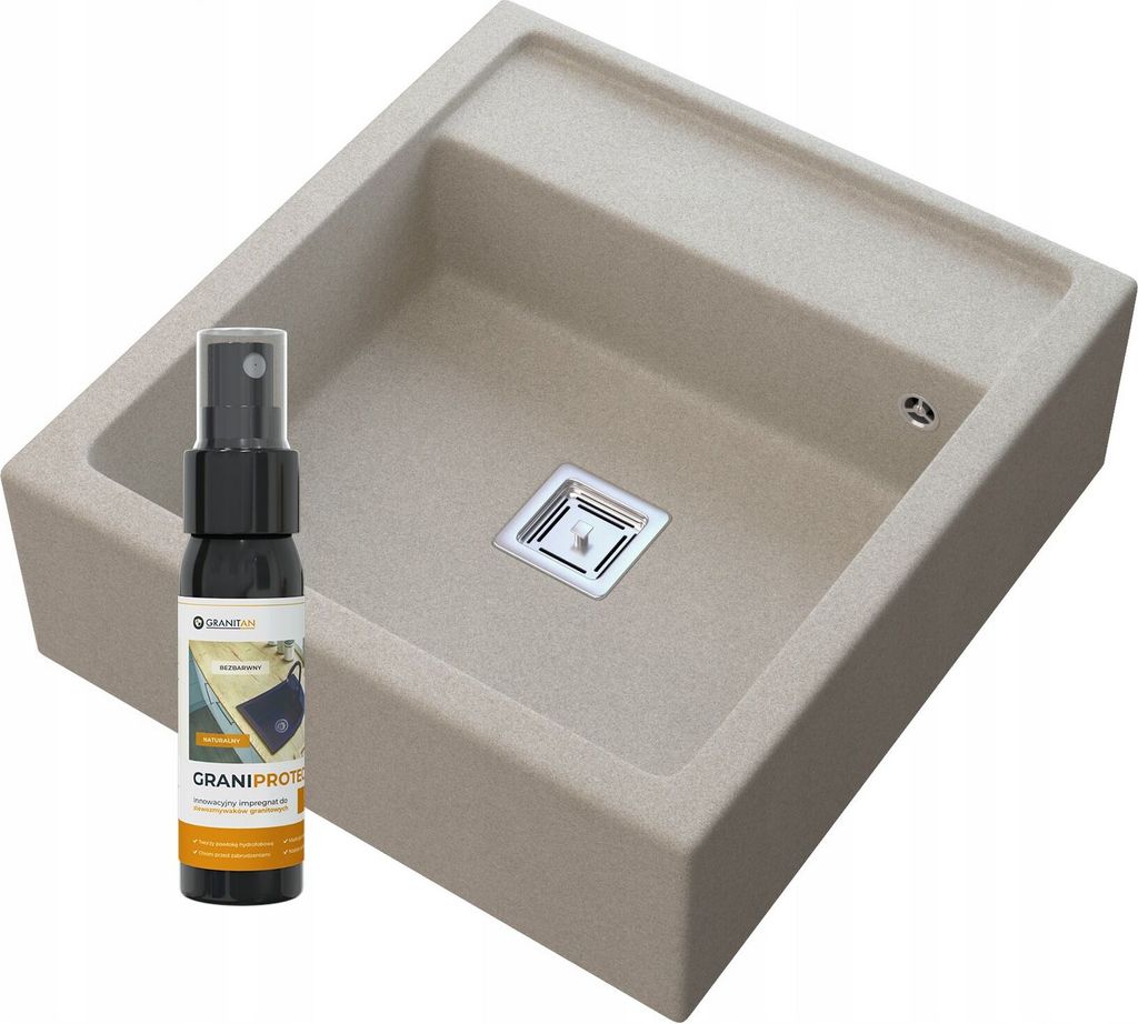 Granit Skandynawski Beige Farmer's sink