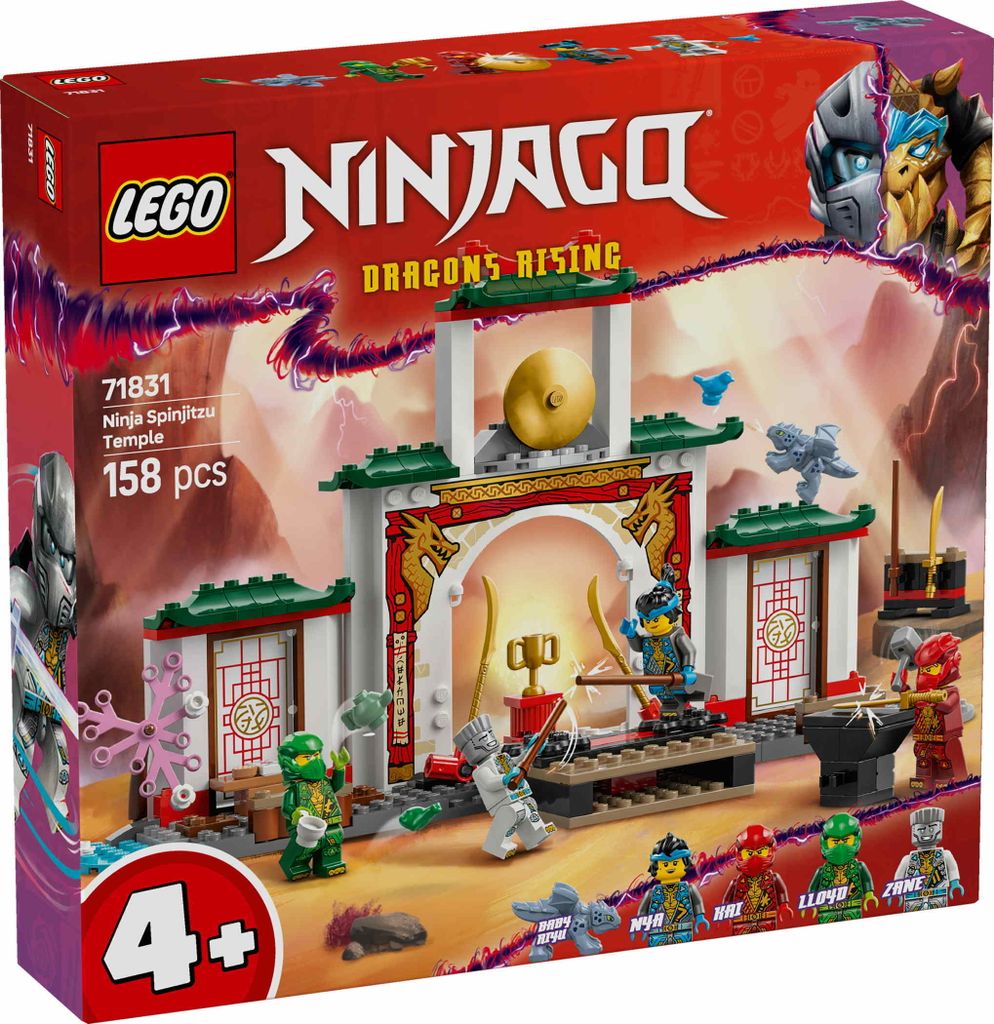 LEGO NINJAGO Spinjitzu-tempel van de ninja - speelset met 4 Productafbeelding 