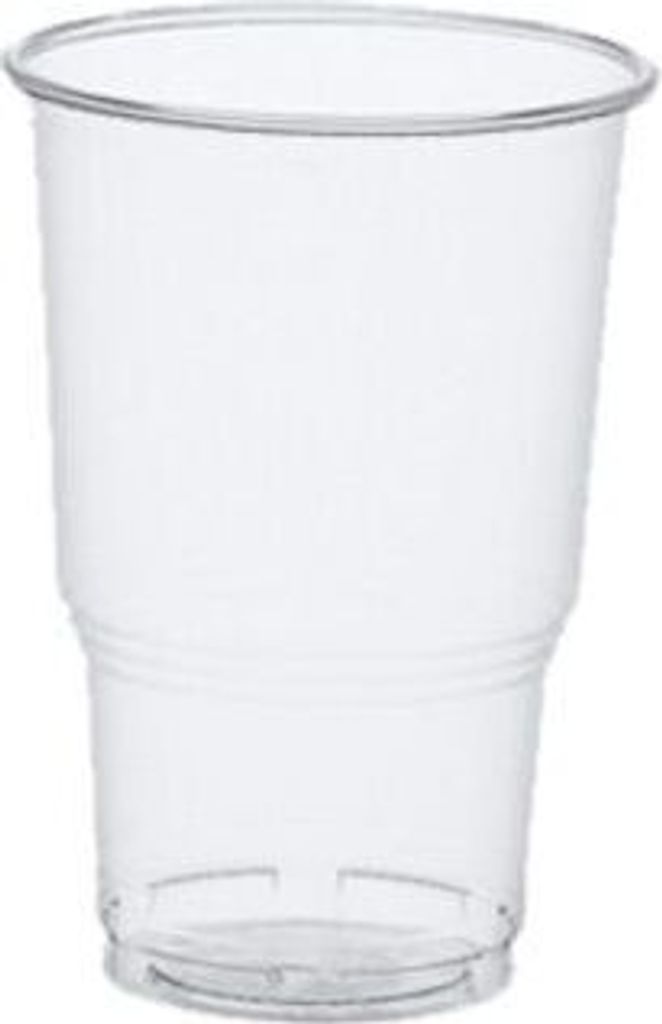 2100 tradingbay24 Kaltgetränkebecher, PLA 0,25 l Ø 7,8 cm, 11 cm glasklar mit Schaumrand tbU95411 Biergläser Biologisch Abbaubar
