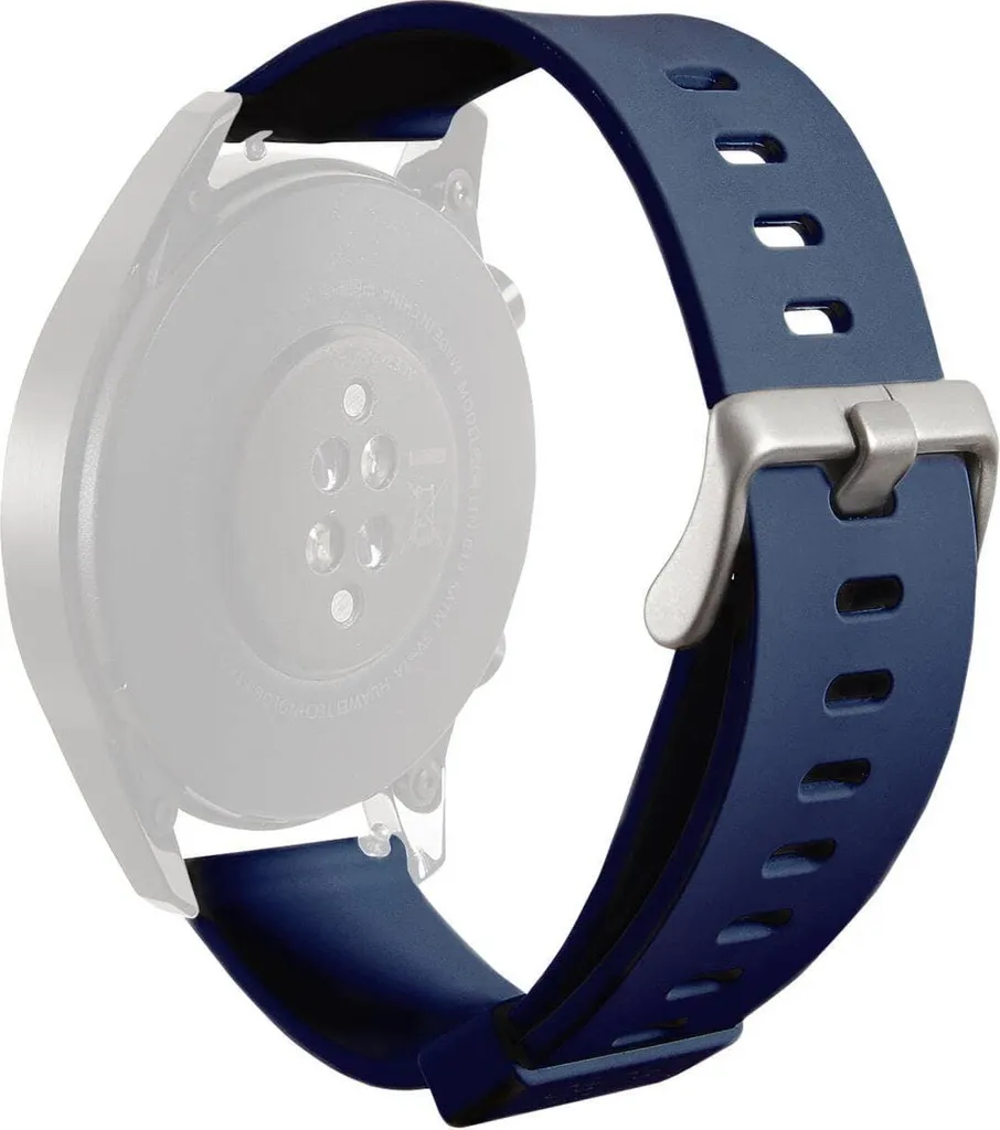 Cinturini Smartwatch 22mm Puro Icon Blu Silicone Soft Touch - Set da 2