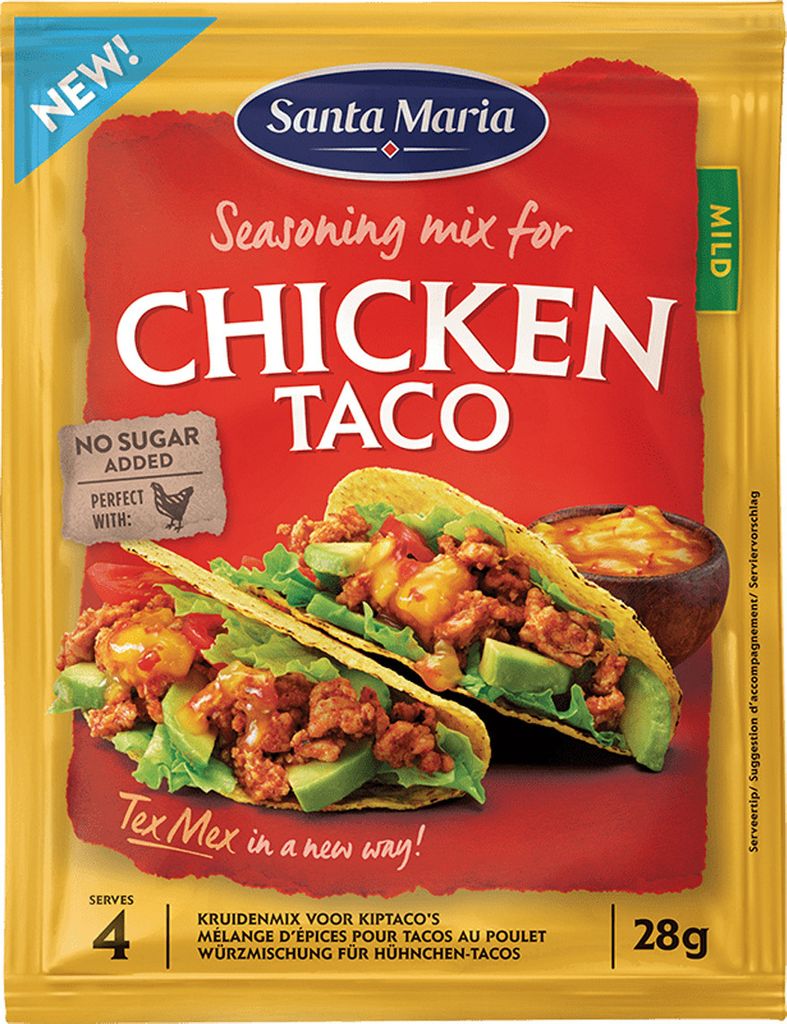 Condimento per tacos di pollo Santa Maria Immagine del prodotto 