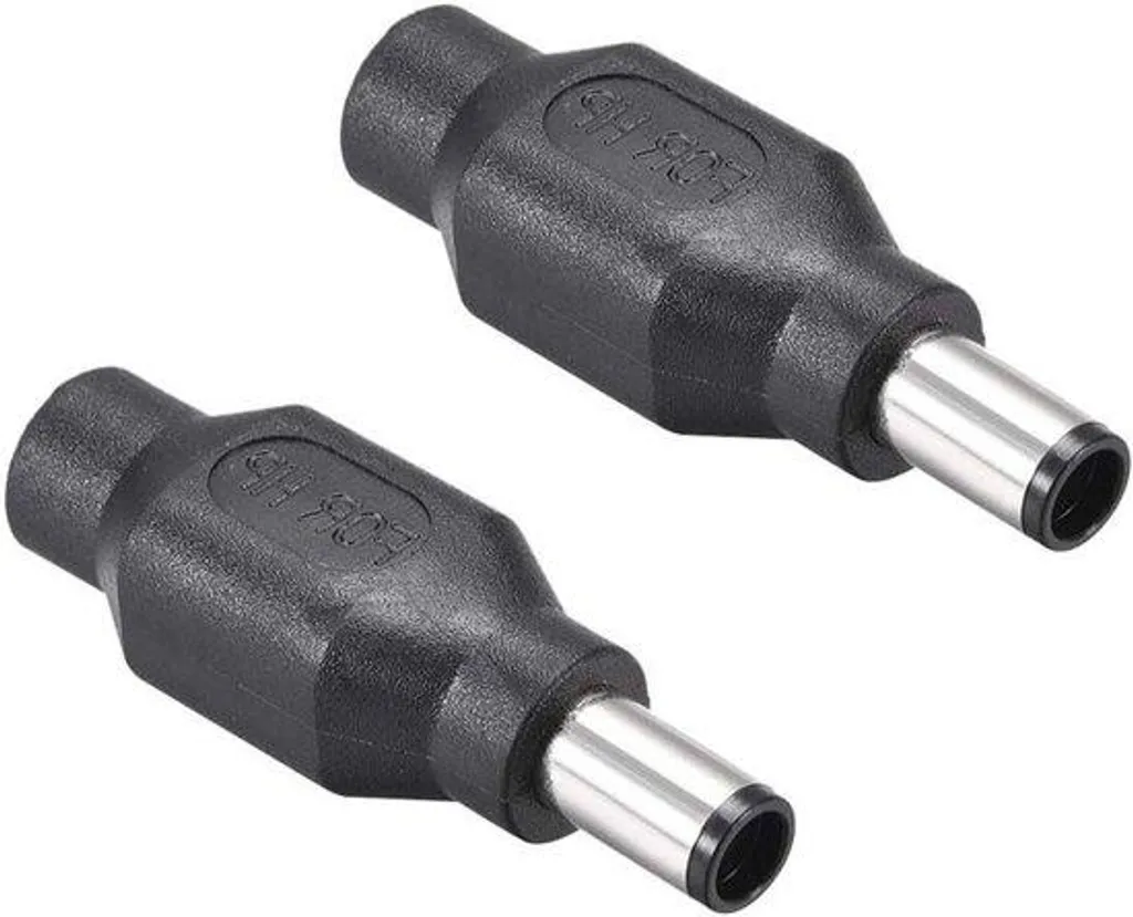 Adaptateur CC 5,5 x 2,1 mm vers 7,4 x 5,0 mm avec Résistance - Lot de 2