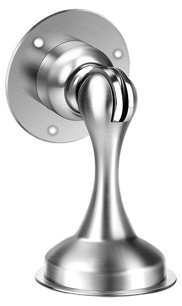 304 Edelstahl door stopper, magnetisch door stopper, door buckle, screws without nails for more solid installation, 1pc furniture hardware