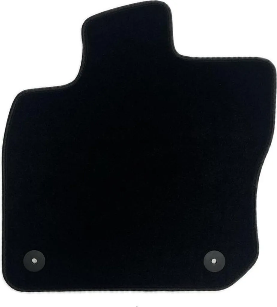 Serie 4 Tappetini Auto In Moquette Nera Per KIA Sportage III (2009-2017), Antiscivolo, Con Battitacco Cucito, Fatti A Mano In Italia