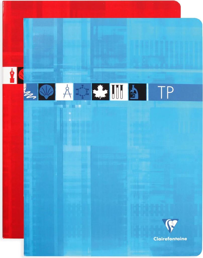 Clairefontaine 5x Arbeitsheft 24x32cm 40 Blatt FR Lineatur blanko Sortiert 3327C