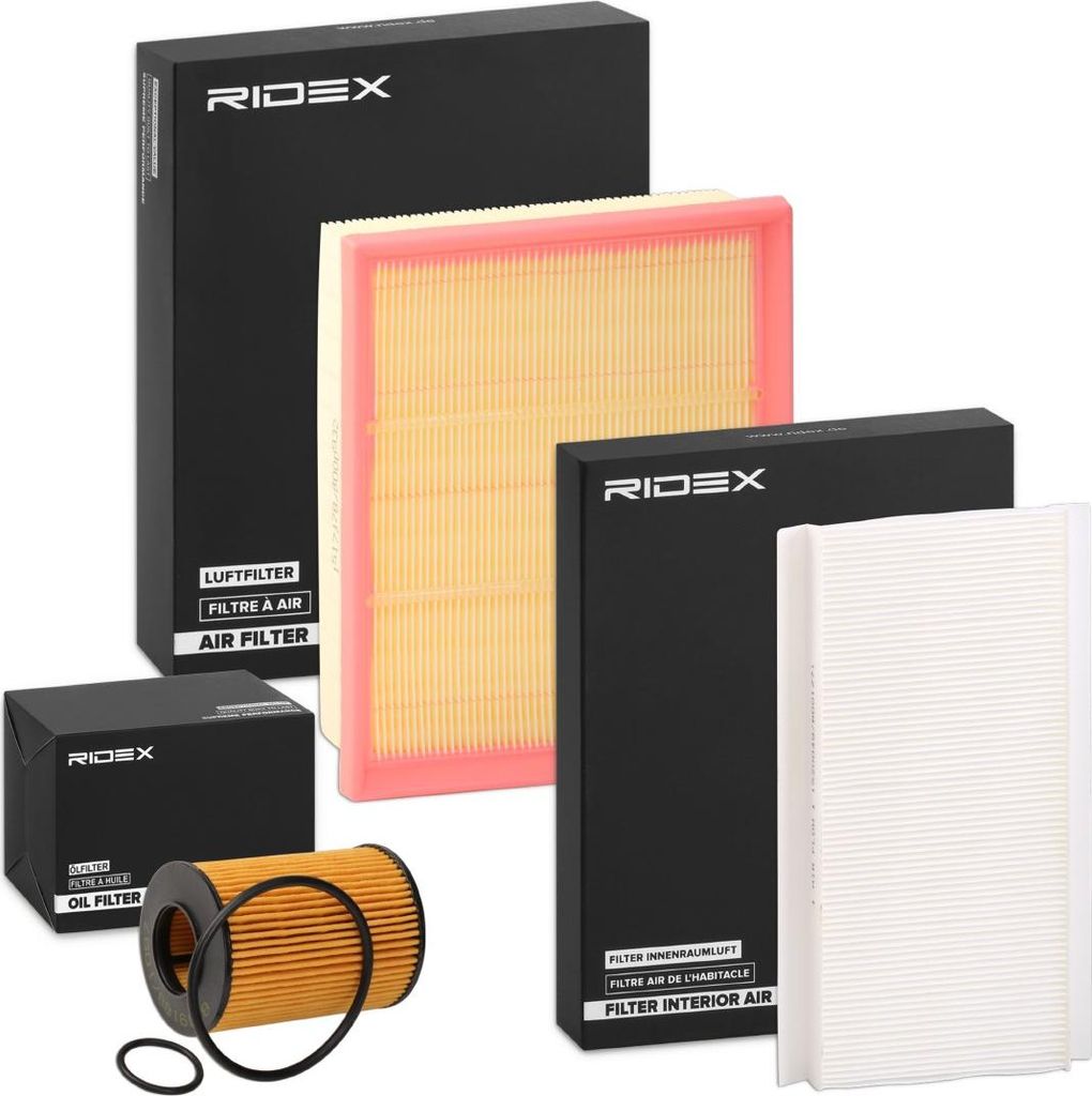 RIDEX Filterset Inspektionspaket Filtersatz passend für Produktbild 