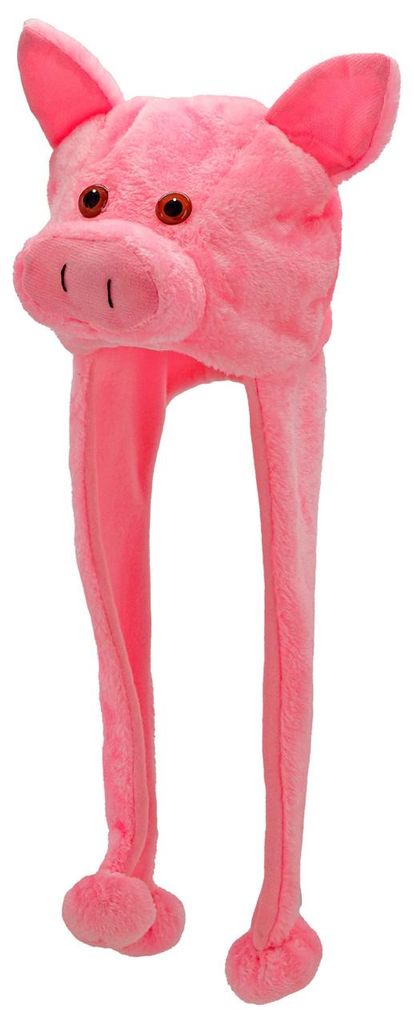 Pinke Schweine Mütze für Fasching & Karneval Produktbild 