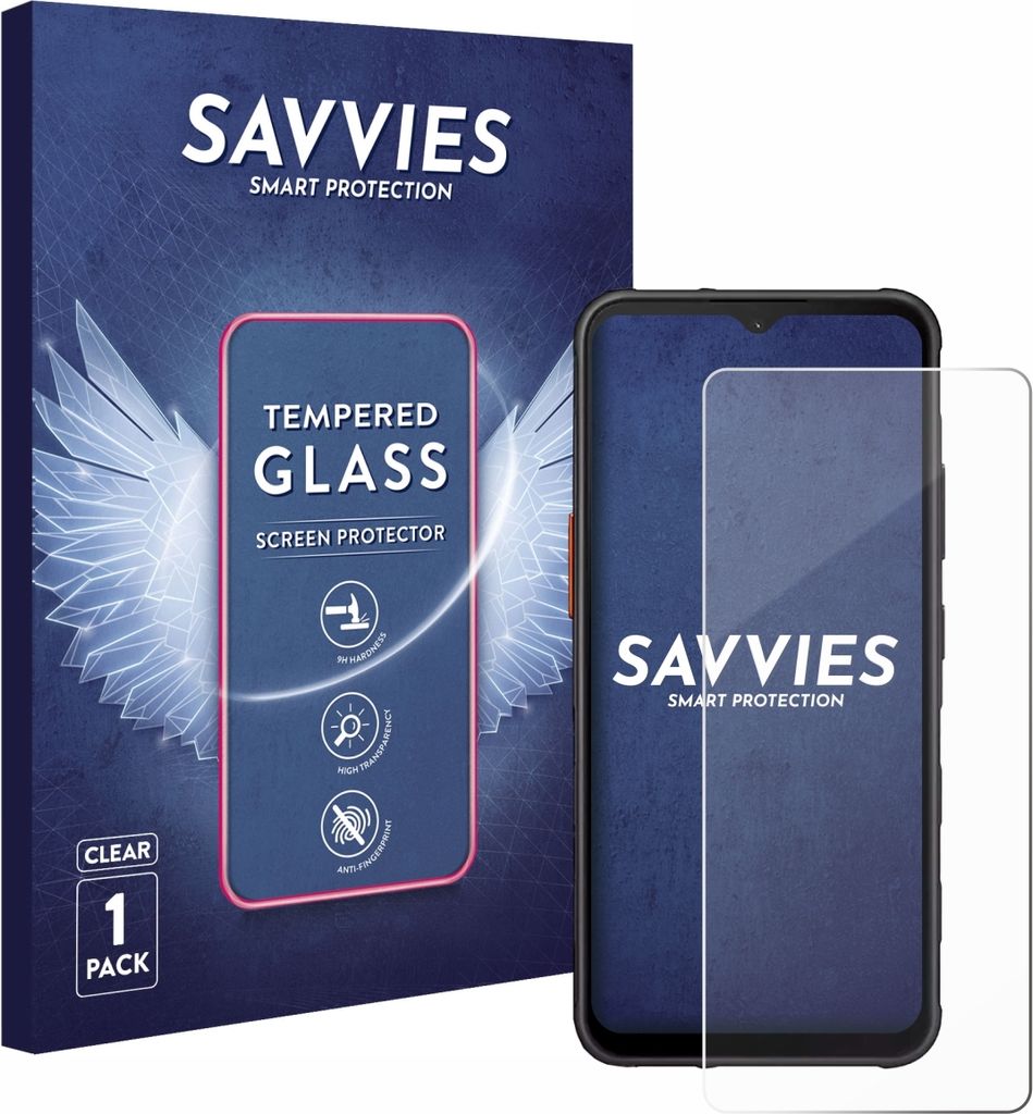 Savvies Schutzglas für Samsung Galaxy XCover 7 Pro Displayschutz 9H Glas klar transparent