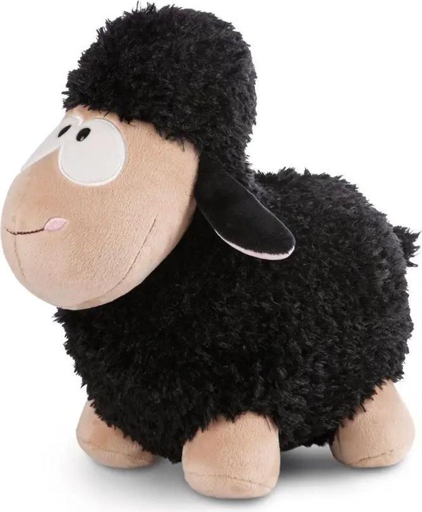NICI Stehendes Kuscheltier Schaf schwarz GREEN 22 cm, Produktbild 