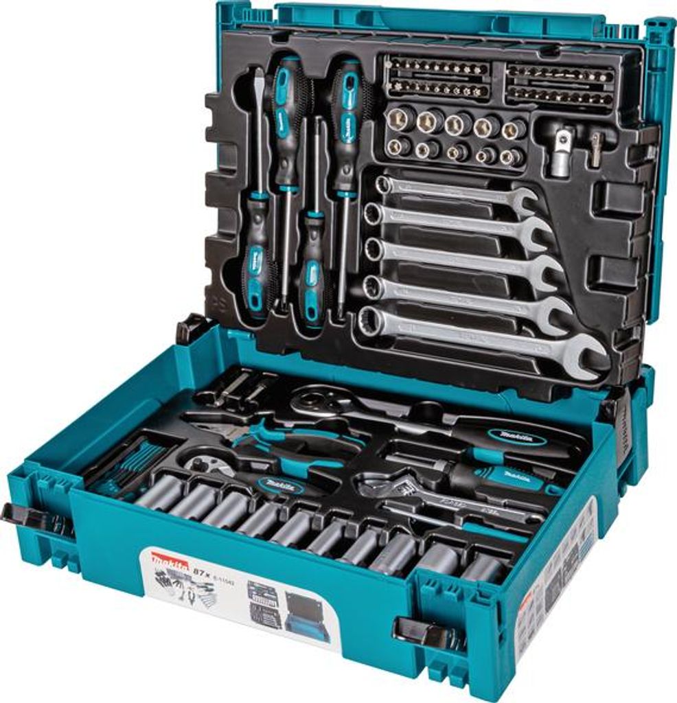 Coffret MAKPAC de 87 outils à main - MAKITA - E-11542 Image du produit 
