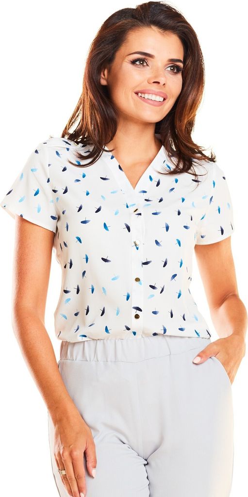 Awama Hemd für Frauen Olwegune A242 himmelblau XL