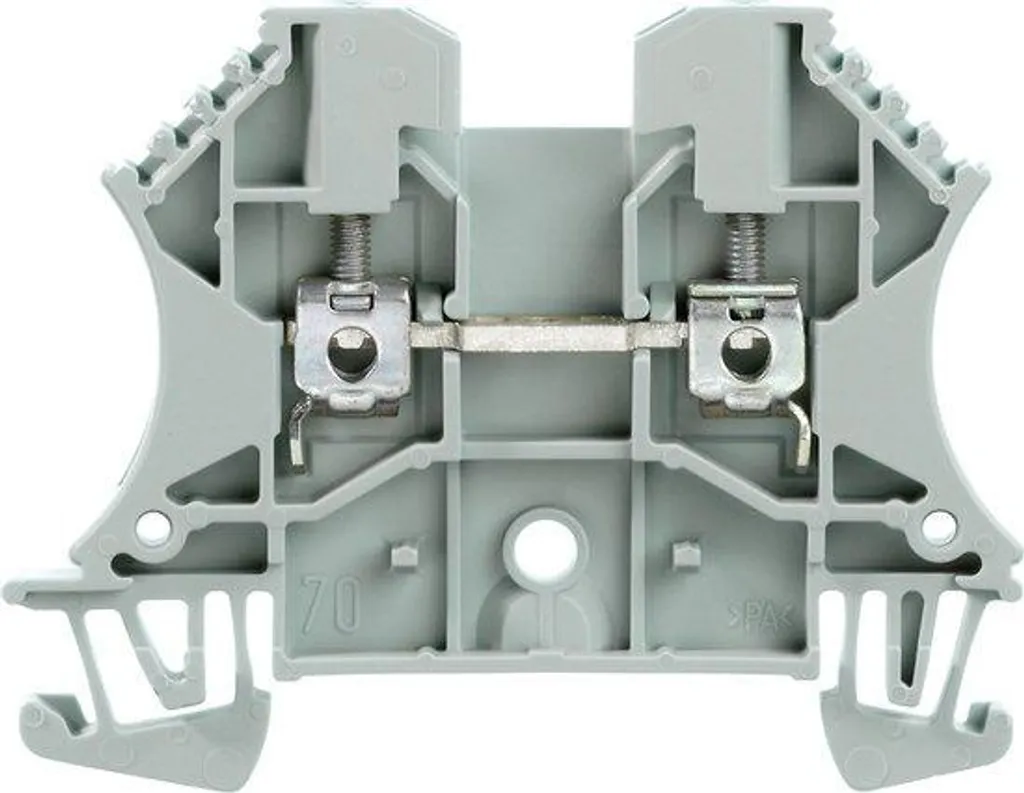 Terminal d'alimentation rail DIN WDU 2.5 GR 24A - Solution 100 bornes