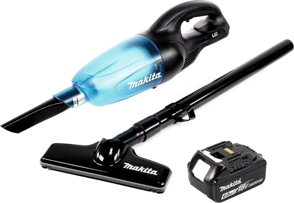 Makita DCL 180 G1 B Aspirateur sans fil 18 V noir avec Batterie 6,0 Ah