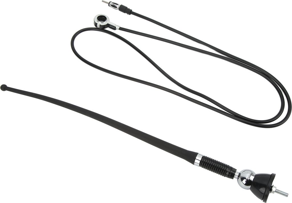 36cm Auto-Stereo-Antenne ABS schwarz verschleißfest hitzebeständig FM AM Signal Antenne Universal für Autos
