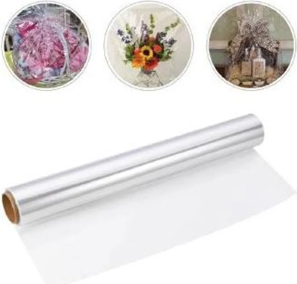 Emballage Cellophane 100x140cm - 50 Feuilles Anti-Poussière pour Grands Objets