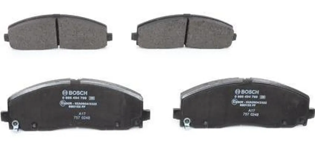 Plaquettes de frein BOSCH 0986494769 - Qualité OE pour Fiat Freemont
