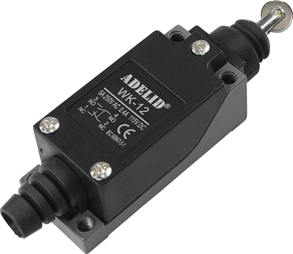 Endschalter Grenztaster Positionsschalter Rollenschalter Schutzschalter 1NO 1NC längliche Metallrolle