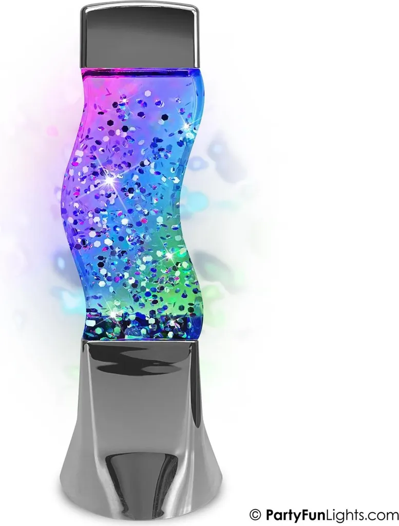 Lampe de table Partyfun Lights LED scintillante à changement de couleur