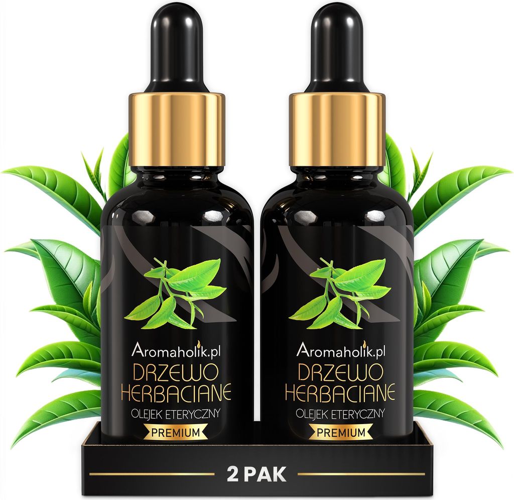 Premium Teebaumöl BIO – 100% Ätherisch 2x30ml