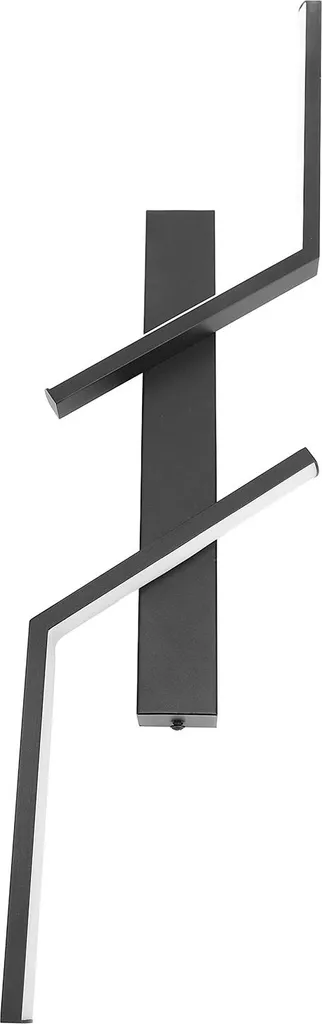 Applique murale LED moderne noire 60cm avec 3 températures de couleur