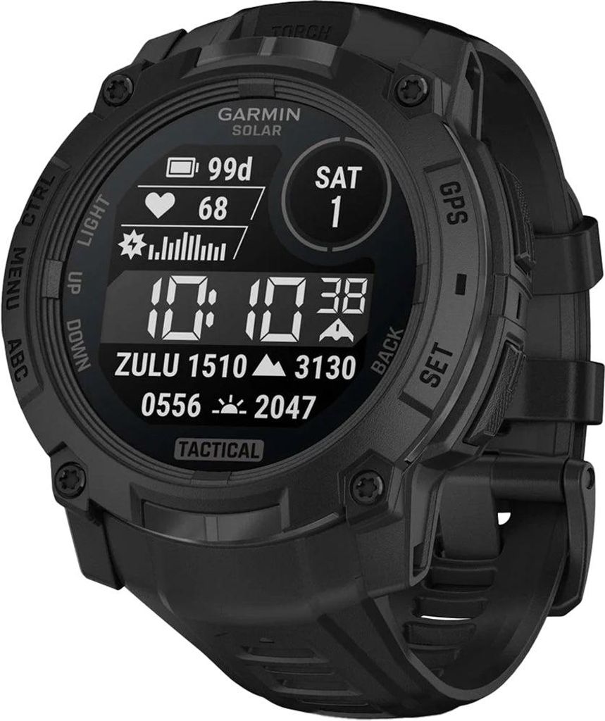Garmin Instinct 3 Solar Tactical Edition 50mm Schwarz mit Produktbild 