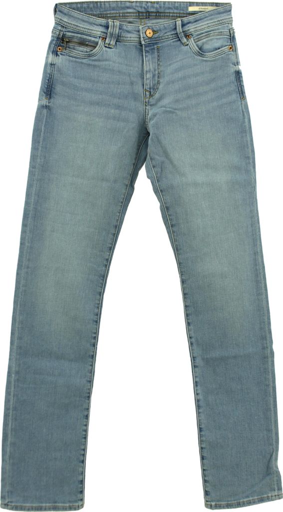 33064 Esprit, Low Rise Straight Fi, Damen Jeans, Stretchdenim, lightblue used, W 25 L 32