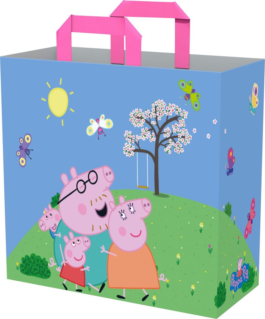 Konix 10209000006, Stoffbeutel, Mehrfarbig, Abbildung, Peppa Pig, 400 mm, 450 mm