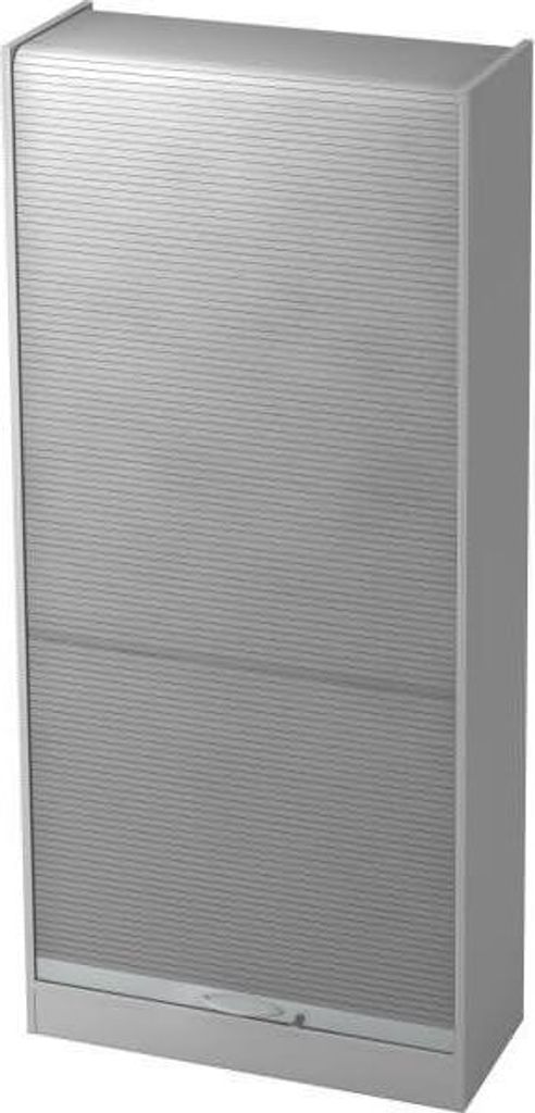 Rollladenschrank Solid 5OH BxTxH 90x40x200,4cm Griff BM Grau/Grau