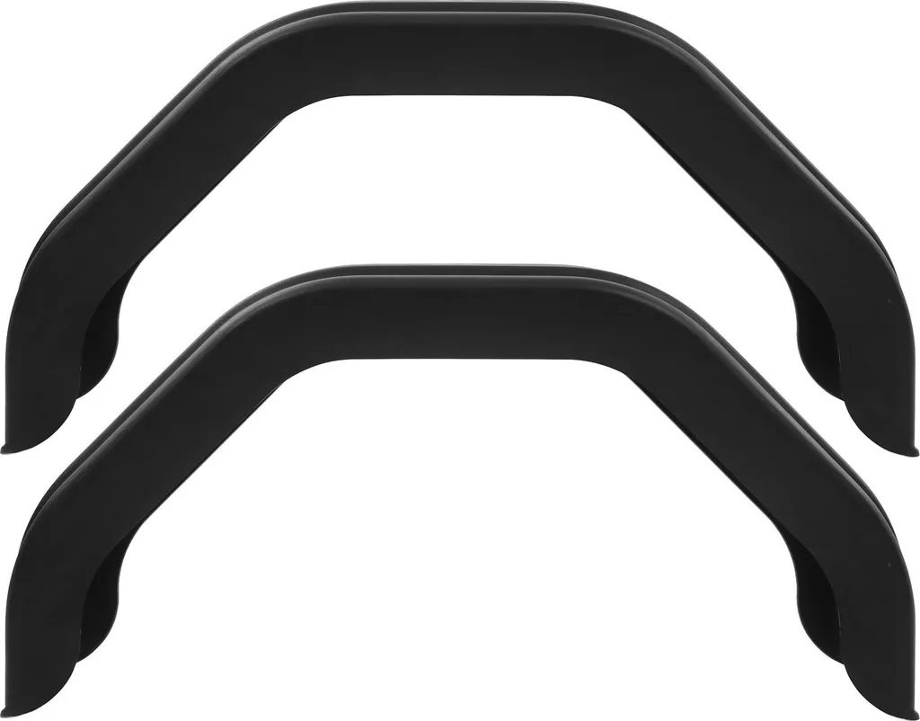 Garde-boue Haute Résistance 12-13 Pouces pour Remorque et ATV Noir