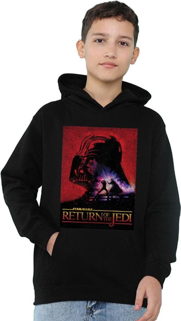 Star Wars: Return Of The Jedi - Kapuzenpullover für Kinder TV25044 (128) (Schwarz)