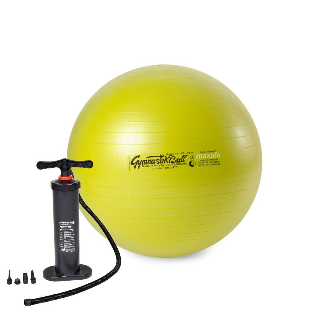 Original Pezzi® Gymnastikball MAXAFE m. Standpumpe - Produktbild 
