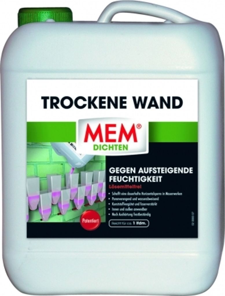 MEM Trockene Wand Injektionsflüssigkeit 5,0 Ltr.