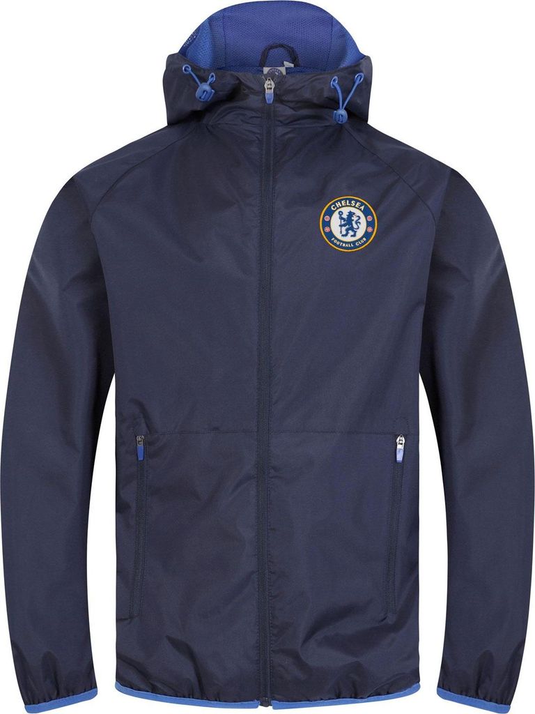 Chelsea FC - Windjacke für Herren GF273 (XXL) (Marine)