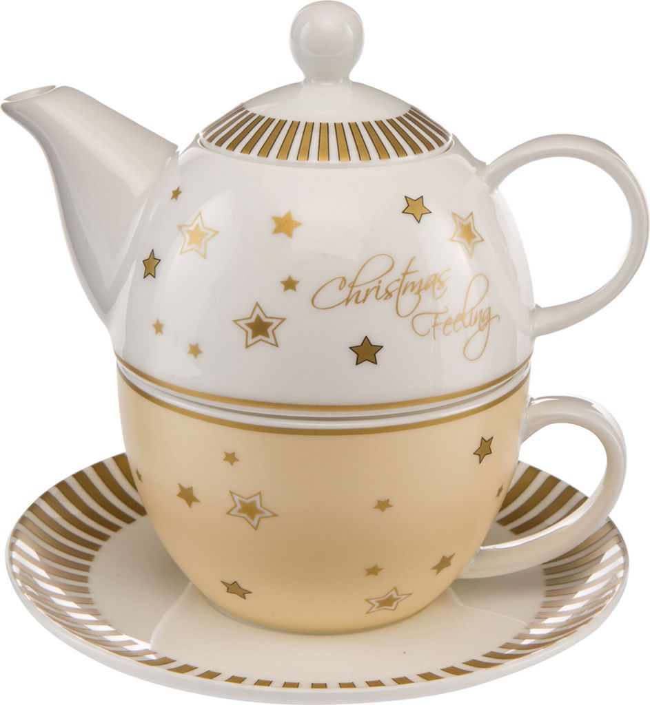 Goebel Christmas Feeling - Tea for One Weihnachten Weihnachtliche Accessoires 66720011 Neuheit 2018