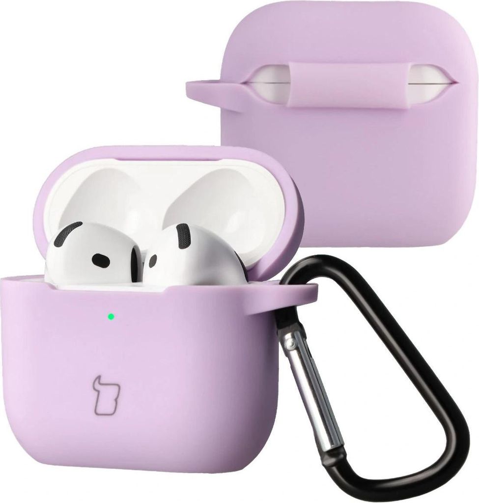 Silikonhülle mit Karabiner für AirPods 4, Bizon Case Produktbild 